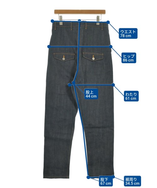 Vivienne Westwood MAN（ヴィヴィアンウエストウッドマン）デニムパンツ 黒 サイズ:46(M位) メンズ/2200616413081