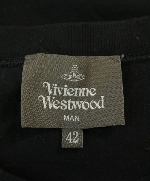 Vivienne Westwood MAN（ヴィヴィアンウエストウッドマン）Tシャツ・カットソー 黒 サイズ:42(XS位) メンズ/2200689270017