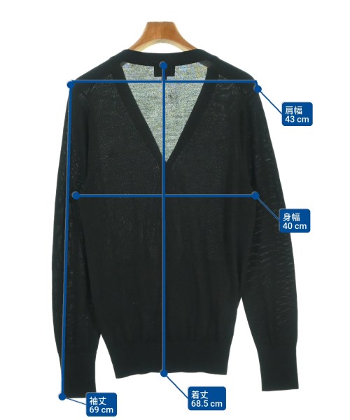 Vivienne Westwood MAN（ヴィヴィアンウエストウッドマン）カーディガン 黒 サイズ:44(S位) メンズ/2200696345036