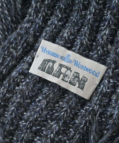 Vivienne Westwood MAN（ヴィヴィアンウエストウッドマン）マフラー 紺 サイズ:- メンズ/2200691657417
