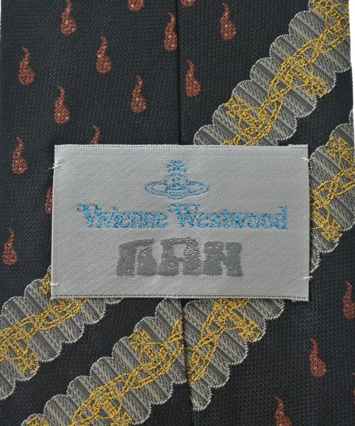Vivienne Westwood MAN（ヴィヴィアンウエストウッドマン）ネクタイ 黒 サイズ:- メンズ/2200695428044
