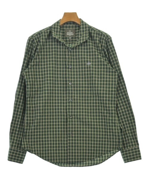 Vivienne Westwood MAN(ヴィヴィアンウエスドウッドマン)カジュアルシャツ 紺 サイズ:50(XL位)/2200694661084