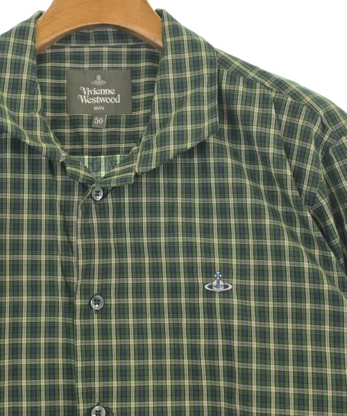 Vivienne Westwood MAN（ヴィヴィアンウエストウッドマン）カジュアルシャツ 紺 サイズ:50(XL位) メンズ/2200694661084