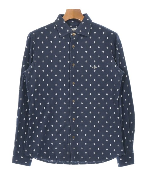 Vivienne Westwood MAN(ヴィヴィアンウエスドウッドマン)カジュアルシャツ 紺 サイズ:44(S位)/2200655268147