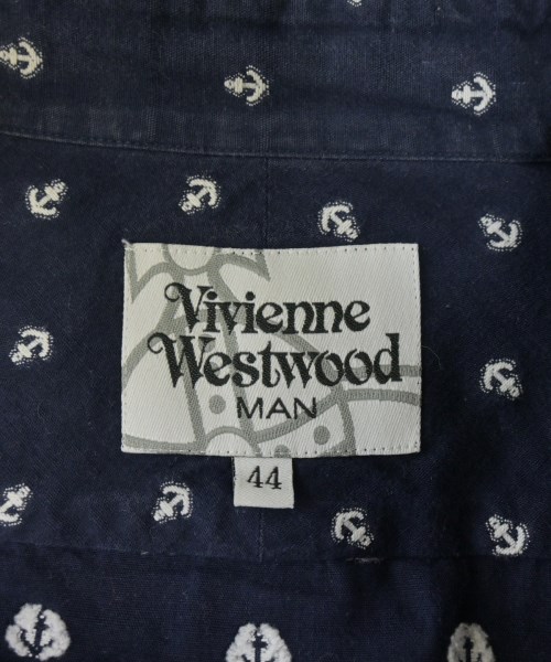 Vivienne Westwood MAN（ヴィヴィアンウエストウッドマン）カジュアルシャツ 紺 サイズ:44(S位) メンズ/2200655268147