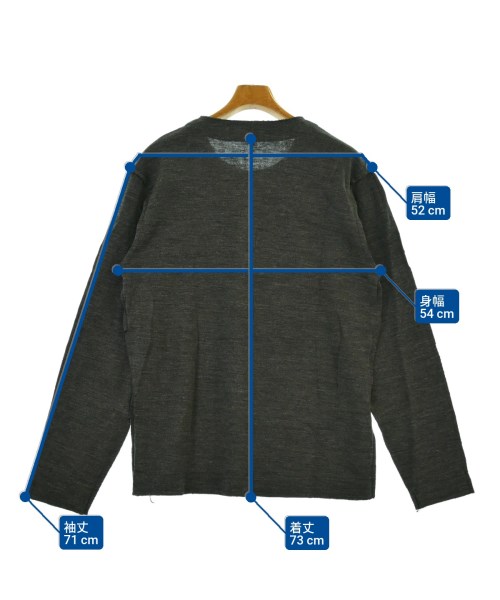 Vivienne Westwood MAN（ヴィヴィアンウエストウッドマン）ニット・セーター グレー サイズ:48(L位) メンズ/2200656882045