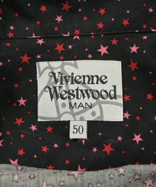 Vivienne Westwood MAN（ヴィヴィアンウエストウッドマン）カジュアルシャツ 黒 サイズ:50(XL位) メンズ/2200653093031