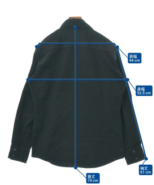 Vivienne Westwood MAN（ヴィヴィアンウエストウッドマン）カジュアルシャツ 黒 サイズ:50(XL位) メンズ/2200653093055