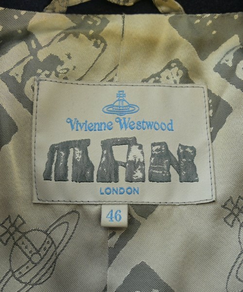Vivienne Westwood MAN（ヴィヴィアンウエストウッドマン）ピーコート 紺 サイズ:46(M位) メンズ/2200658014017