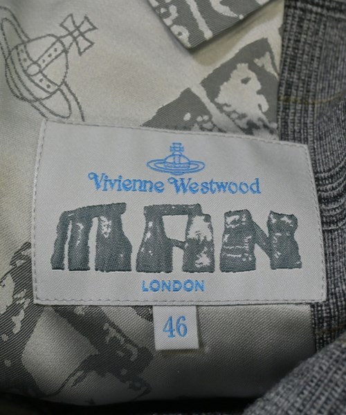Vivienne Westwood MAN（ヴィヴィアンウエストウッドマン）ジャケット グレー サイズ:46(M位) メンズ/2200658014024