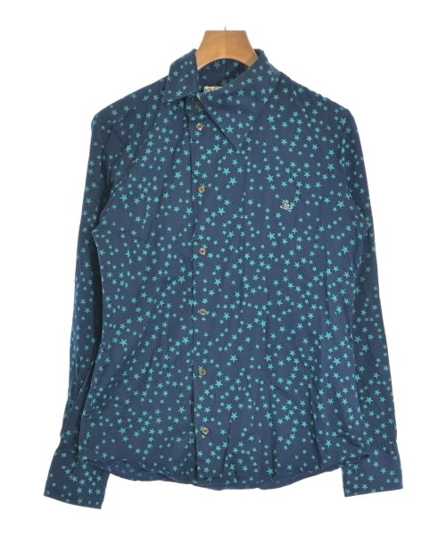 Vivienne Westwood MAN(ヴィヴィアンウエスドウッドマン)カジュアルシャツ 紺 サイズ:48(L位)/2200661811054
