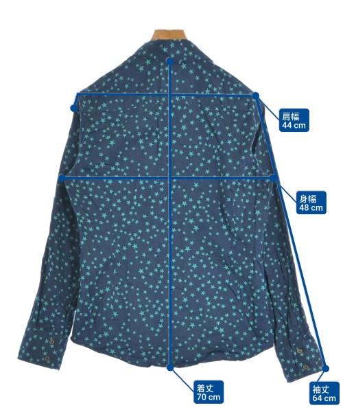 Vivienne Westwood MAN（ヴィヴィアンウエストウッドマン）カジュアルシャツ 紺 サイズ:48(L位) メンズ/2200661811054