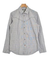 Vivienne Westwood MAN（ヴィヴィアンウエストウッドマン）カジュアルシャツ 紺 サイズ:50(XL位) メンズ/2200661811061