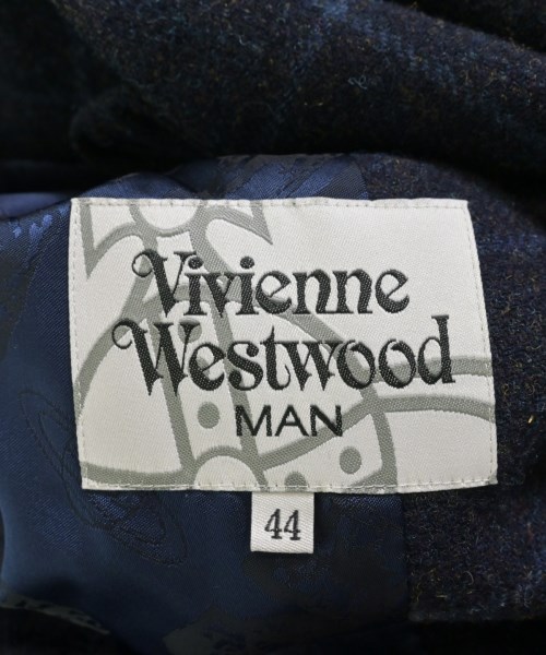 Vivienne Westwood MAN（ヴィヴィアンウエストウッドマン）チェスターコート 紺 サイズ:44(S位) メンズ/2200710830012