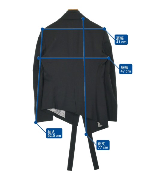 Vivienne Westwood MAN（ヴィヴィアンウエストウッドマン）テーラードジャケット 黒 サイズ:44(S位) メンズ/2200710830029