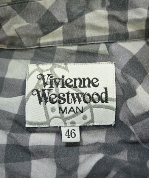 Vivienne Westwood MAN（ヴィヴィアンウエストウッドマン）カジュアルシャツ グレー サイズ:46(M位) メンズ/2200712627085