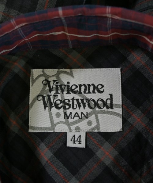 Vivienne Westwood MAN（ヴィヴィアンウエストウッドマン）カジュアルシャツ 黒 サイズ:44(S位) メンズ/2200713204100