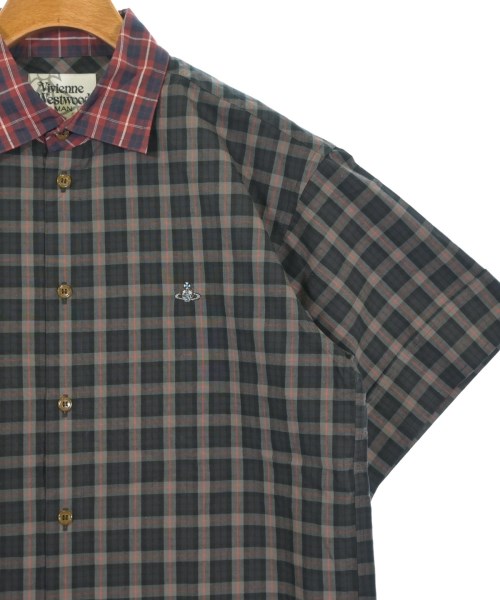 Vivienne Westwood MAN（ヴィヴィアンウエストウッドマン）カジュアルシャツ 黒 サイズ:44(S位) メンズ/2200713204100