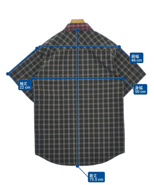 Vivienne Westwood MAN（ヴィヴィアンウエストウッドマン）カジュアルシャツ 黒 サイズ:44(S位) メンズ/2200713204100