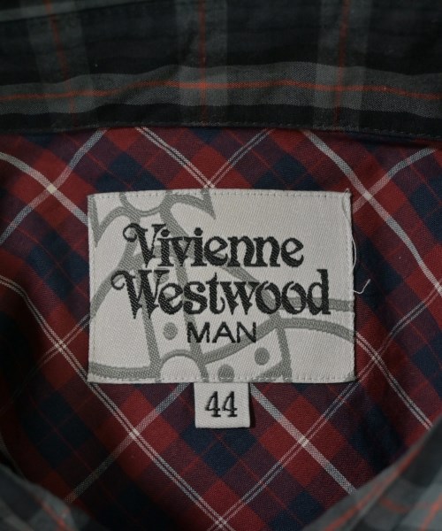 Vivienne Westwood MAN（ヴィヴィアンウエストウッドマン）カジュアルシャツ 赤 サイズ:44(S位) メンズ/2200713204117