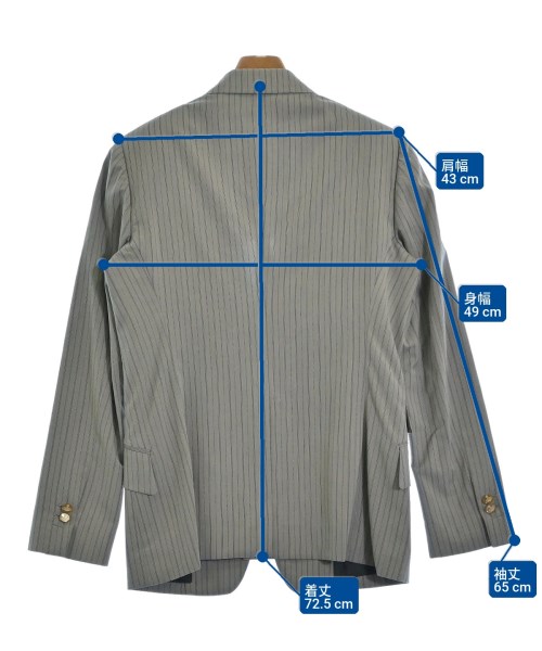 Vivienne Westwood MAN（ヴィヴィアンウエストウッドマン）ビジネス グレー サイズ:48/48(L位) メンズ/2200715026243
