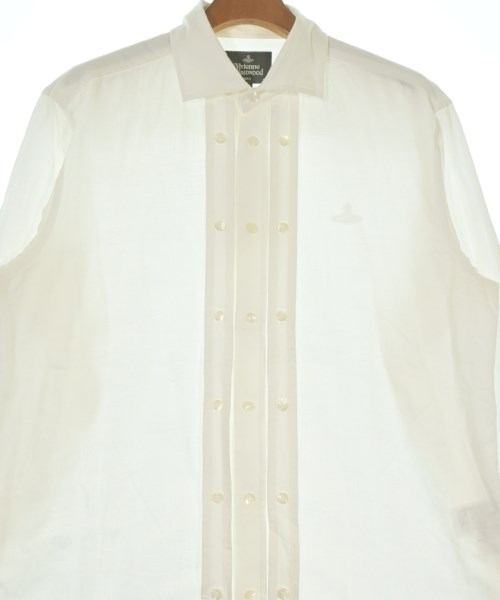 Vivienne Westwood MAN（ヴィヴィアンウエストウッドマン）カジュアルシャツ 白 サイズ:46(XL位) メンズ/2200644984249