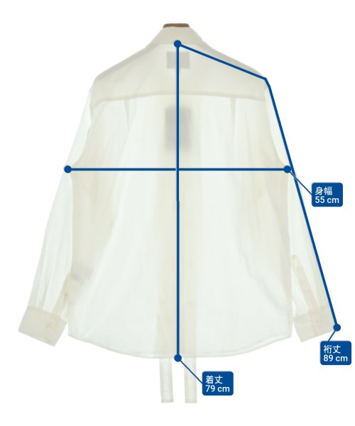 Vivienne Westwood MAN（ヴィヴィアンウエストウッドマン）カジュアルシャツ 白 サイズ:46(XL位) メンズ/2200644984249