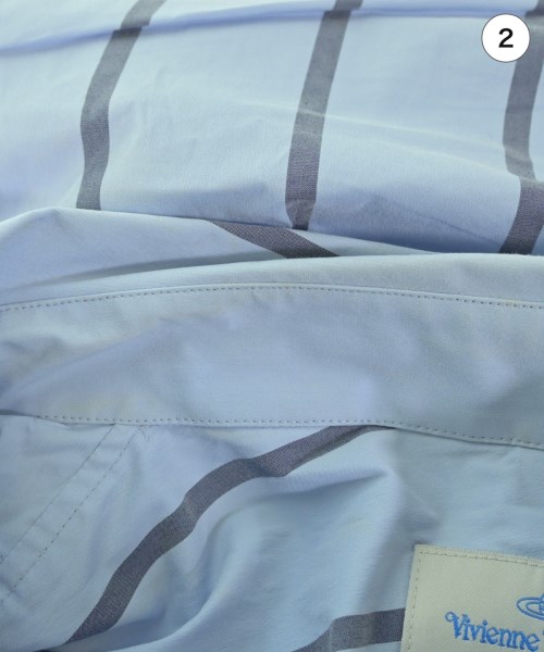 Vivienne Westwood MAN（ヴィヴィアンウエストウッドマン）カジュアルシャツ 青 サイズ:3(L位) メンズ/2200650341234