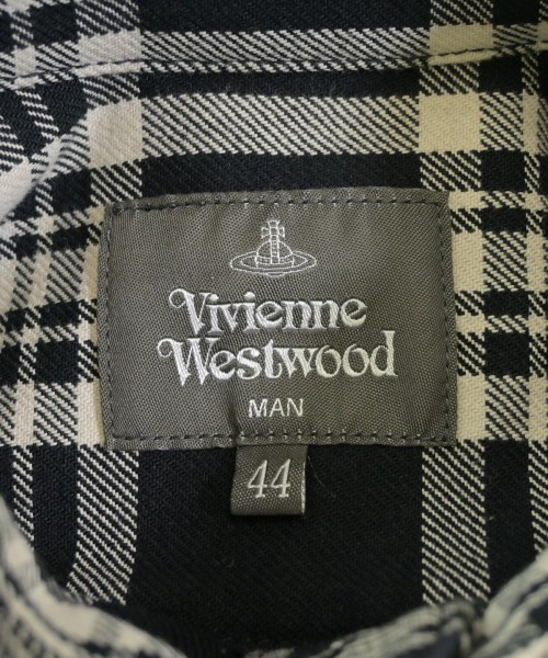 Vivienne Westwood MAN（ヴィヴィアンウエストウッドマン）カジュアルシャツ 黒 サイズ:44(S位) メンズ/2200651295017