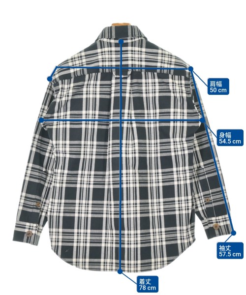 Vivienne Westwood MAN（ヴィヴィアンウエストウッドマン）カジュアルシャツ 黒 サイズ:44(S位) メンズ/2200651295017