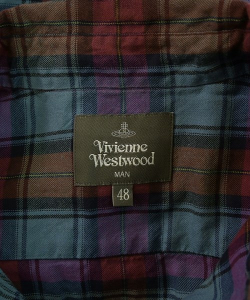 Vivienne Westwood MAN（ヴィヴィアンウエストウッドマン）カジュアルシャツ 青 サイズ:48(S位) メンズ/2200646176055