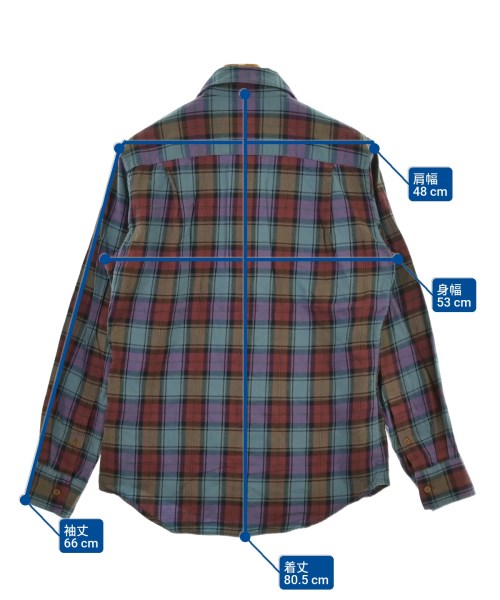 Vivienne Westwood MAN（ヴィヴィアンウエストウッドマン）カジュアルシャツ 青 サイズ:48(S位) メンズ/2200646176055