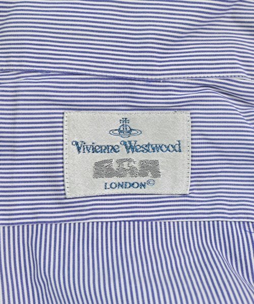 Vivienne Westwood MAN（ヴィヴィアンウエストウッドマン）カジュアルシャツ 青 サイズ:3(L位) メンズ/2200700378739