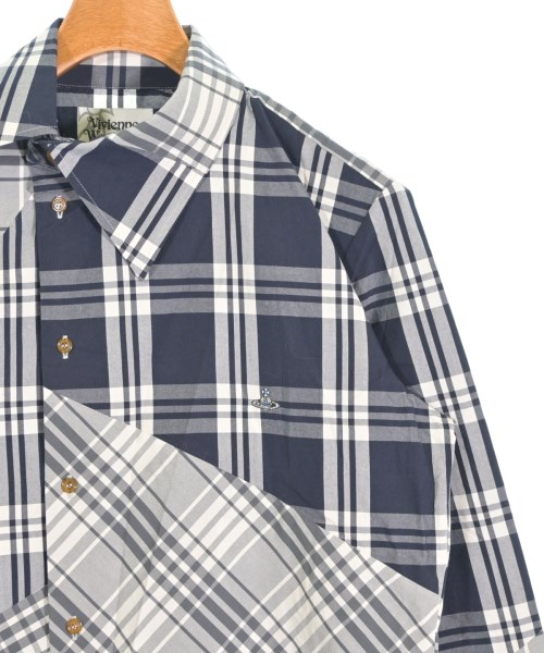 Vivienne Westwood MAN（ヴィヴィアンウエストウッドマン）カジュアルシャツ 紺 サイズ:48(L位) メンズ/2200705687034