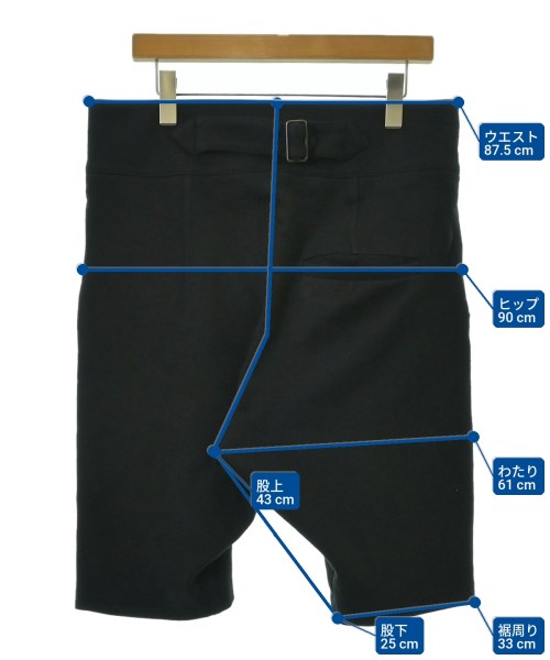 Vivienne Westwood MAN（ヴィヴィアンウエストウッドマン）ショートパンツ 黒 サイズ:46(M位) メンズ/2200706651058