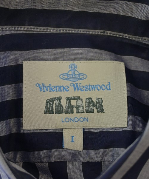 Vivienne Westwood MAN（ヴィヴィアンウエストウッドマン）カジュアルシャツ 紺 サイズ:1(S位) メンズ/2200708922170