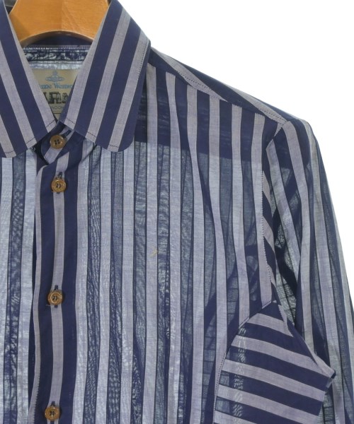 Vivienne Westwood MAN（ヴィヴィアンウエストウッドマン）カジュアルシャツ 紺 サイズ:1(S位) メンズ/2200708922170