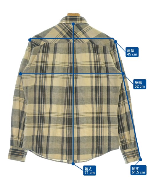 Vivienne Westwood MAN（ヴィヴィアンウエストウッドマン）カジュアルシャツ ベージュ サイズ:48(L位) メンズ/2200659808011