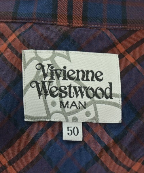 Vivienne Westwood MAN（ヴィヴィアンウエストウッドマン）カジュアルシャツ オレンジ サイズ:50(XL位) メンズ/2200659808028