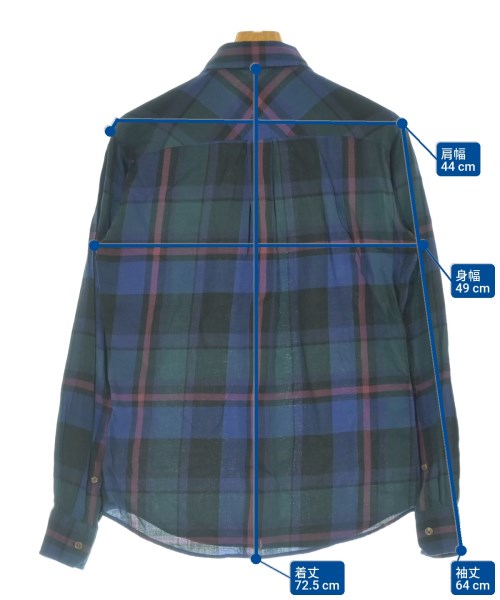 Vivienne Westwood MAN（ヴィヴィアンウエストウッドマン）カジュアルシャツ 紺 サイズ:48(L位) メンズ/2200659808035