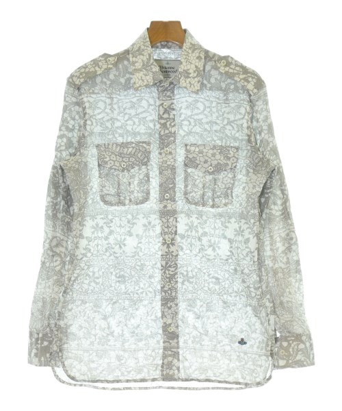 Vivienne Westwood MAN(ヴィヴィアンウエスドウッドマン)カジュアルシャツ グレー サイズ:46(M位)/2200659808059