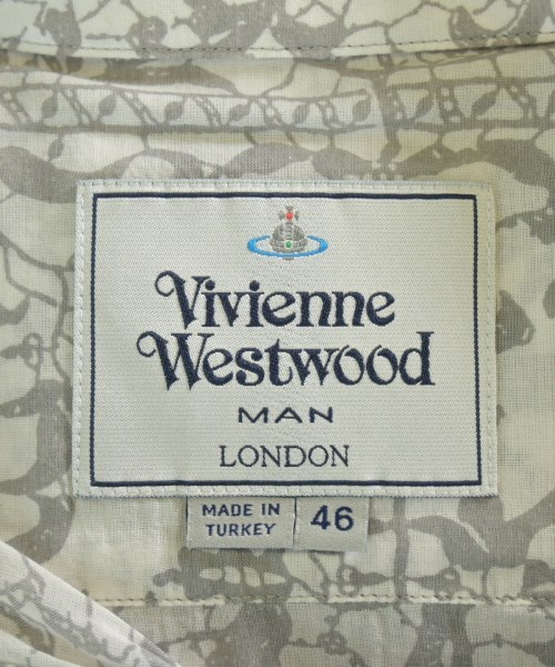 Vivienne Westwood MAN（ヴィヴィアンウエストウッドマン）カジュアルシャツ グレー サイズ:46(M位) メンズ/2200659808059