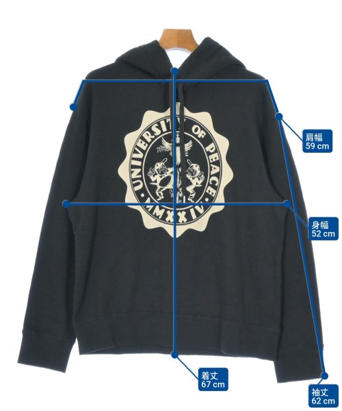 Vivienne Westwood MAN（ヴィヴィアンウエストウッドマン）パーカー 黒 サイズ:48(L位) メンズ/2200659808141