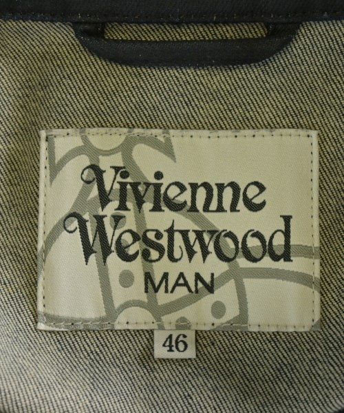 Vivienne Westwood MAN（ヴィヴィアンウエストウッドマン）デニムジャケット 黒 サイズ:46(M位) メンズ/2200667192010
