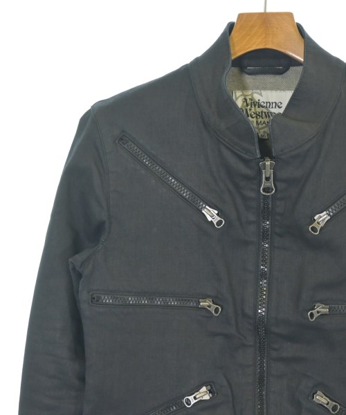 Vivienne Westwood MAN（ヴィヴィアンウエストウッドマン）デニムジャケット 黒 サイズ:46(M位) メンズ/2200667192010