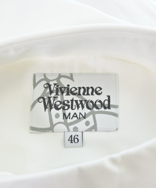Vivienne Westwood MAN（ヴィヴィアンウエストウッドマン）カジュアルシャツ 白 サイズ:46(M位) メンズ/2200664860233