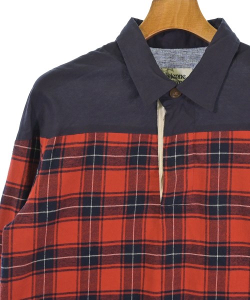 Vivienne Westwood MAN（ヴィヴィアンウエストウッドマン）カジュアルシャツ 赤 サイズ:46(M位) メンズ/2200734763099