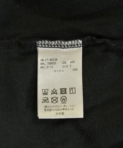 Vivienne Westwood MAN（ヴィヴィアンウエストウッドマン）Tシャツ・カットソー 黒 サイズ:F メンズ/2200712634014