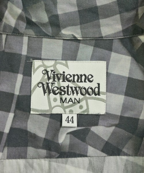 Vivienne Westwood MAN（ヴィヴィアンウエストウッドマン）カジュアルシャツ グレー サイズ:44(S位) メンズ/2200712634083