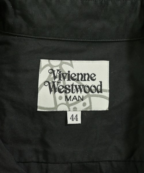 Vivienne Westwood MAN（ヴィヴィアンウエストウッドマン）カジュアルシャツ 黒 サイズ:44(S位) メンズ/2200712634090